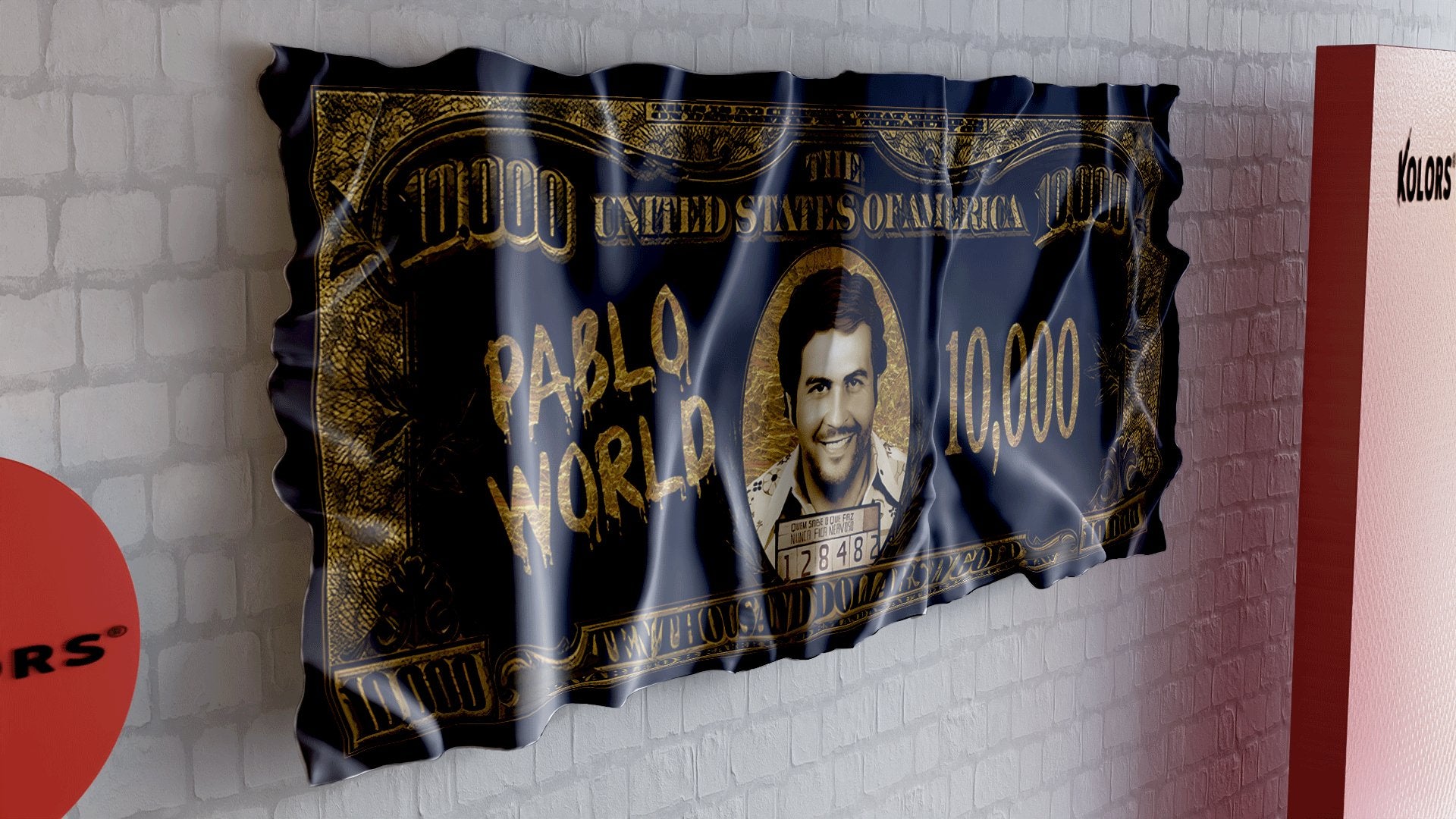 Pablo Billet - Tableau froissé - kolors brand