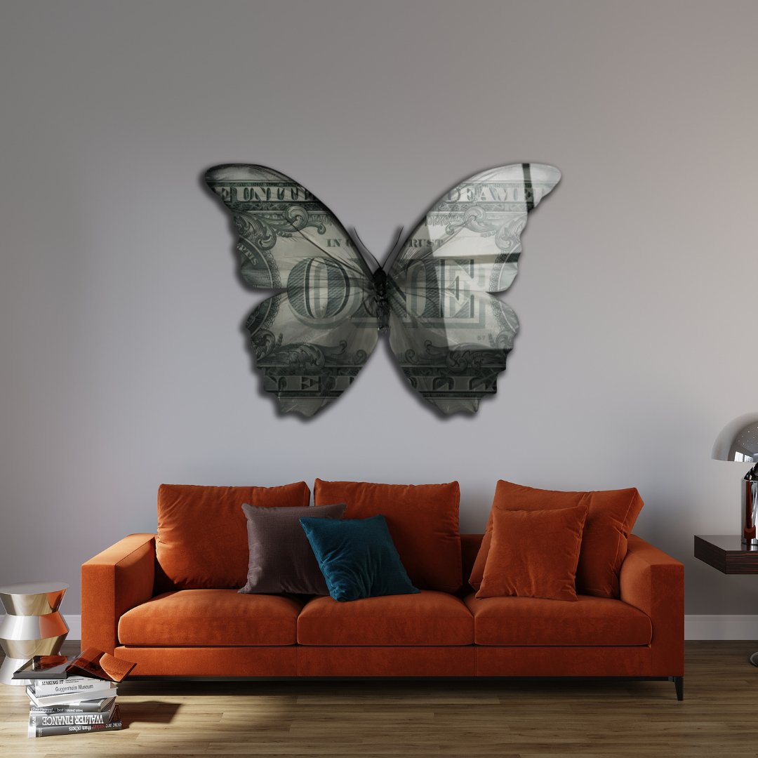 Papillon Dollars - Sculpture - kolors brand