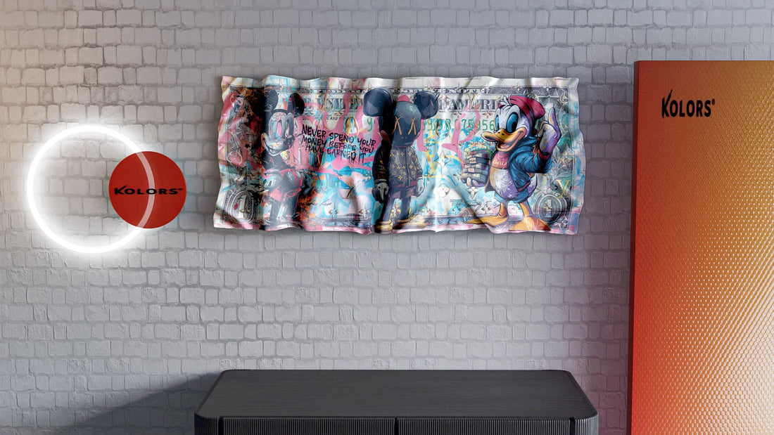 Pop Art Animes - Tableau froissé - kolors brand