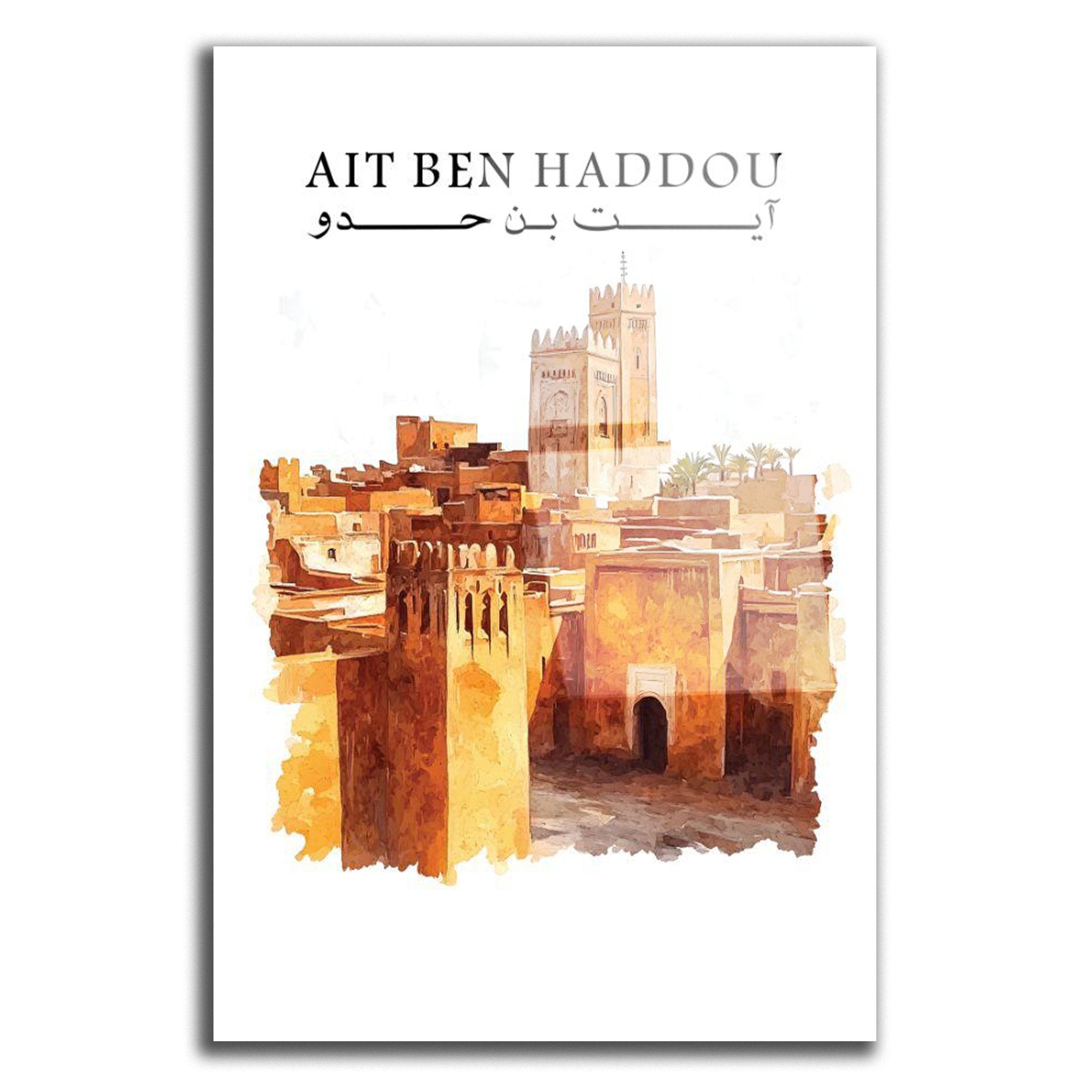 Tableau décoratif - Aït Ben Haddou : Vestige du Désert - kolors brand