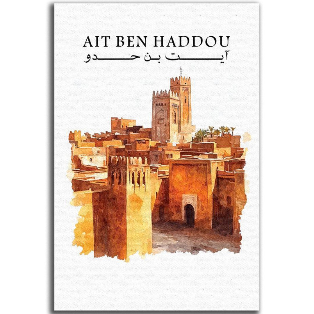 Tableau décoratif - Aït Ben Haddou : Vestige du Désert - kolors brand