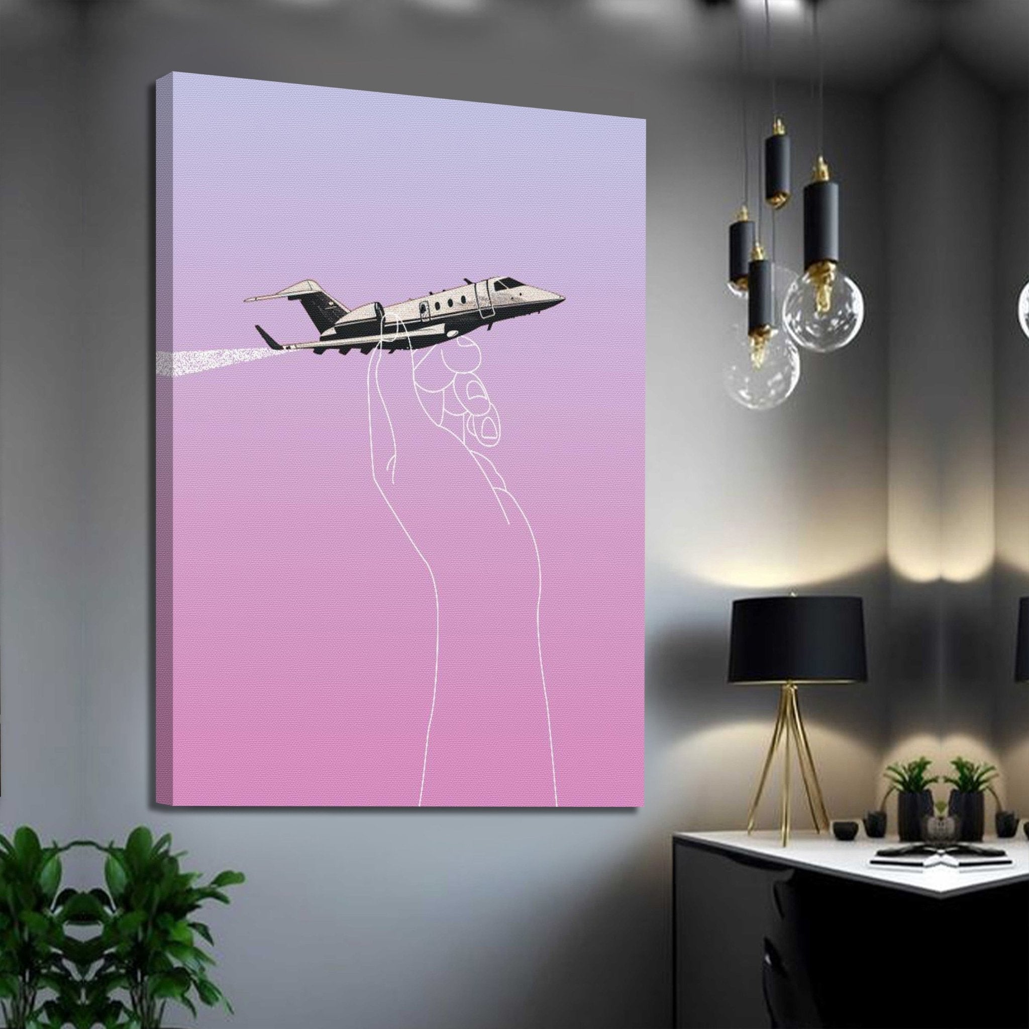 Tableau décoratif - Avion de rêve - kolors brand