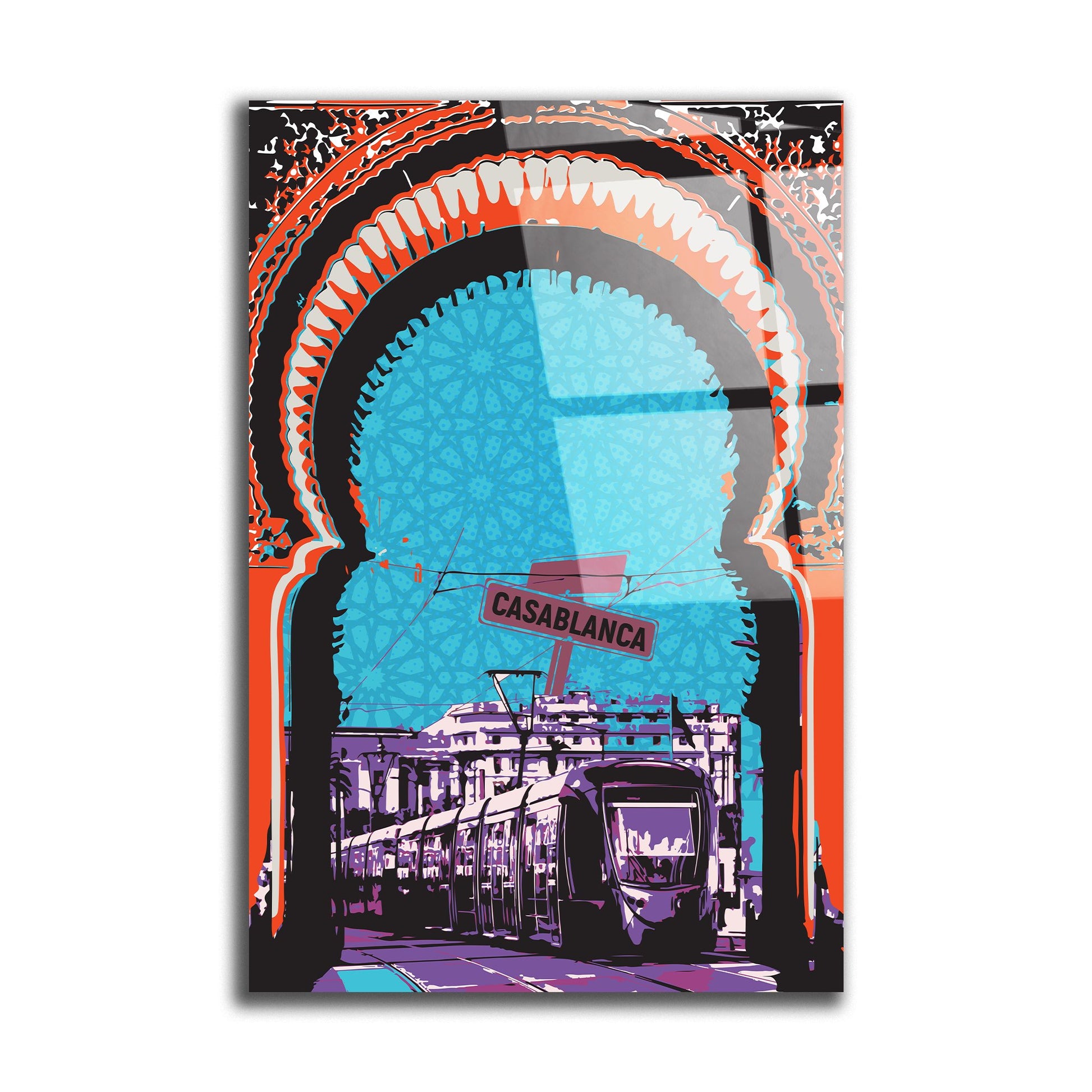Tableau décoratif - Bab marrakech pop art - kolors brand