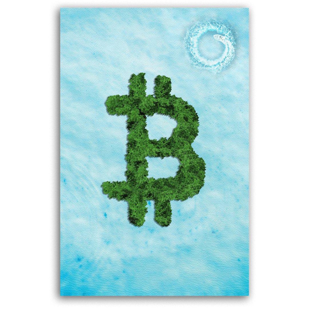 Tableau décoratif - Bitcoin island - kolors brand