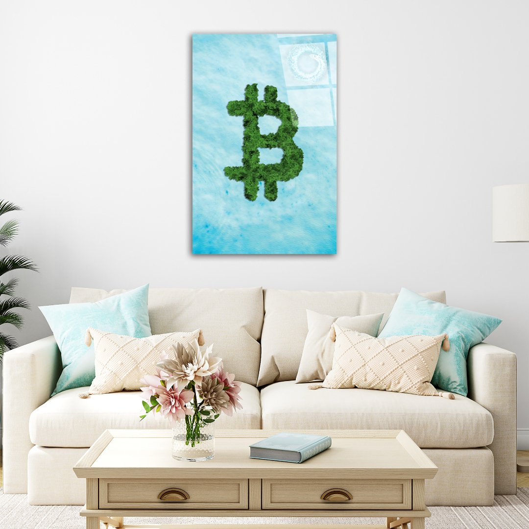 Tableau décoratif - Bitcoin island - kolors brand