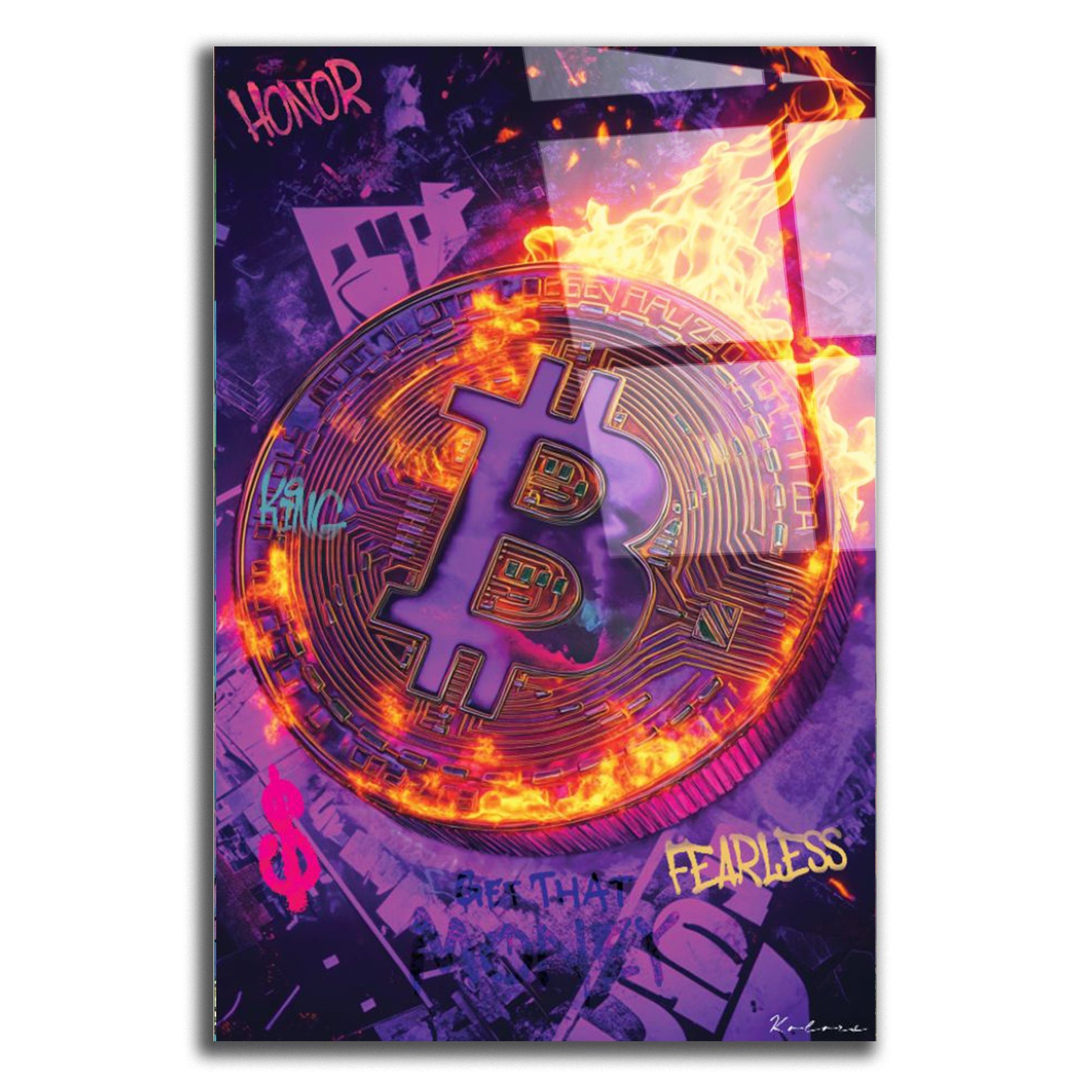 Tableau décoratif - Bitcoin Trivia - kolors brand