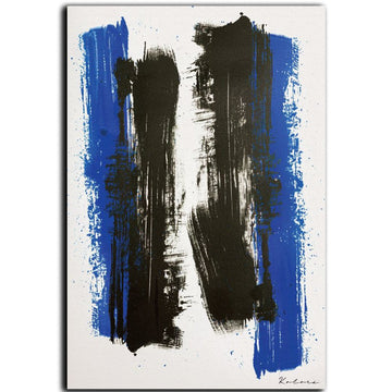 Tableau décoratif - Bleu Abstrait 1 - kolors brand