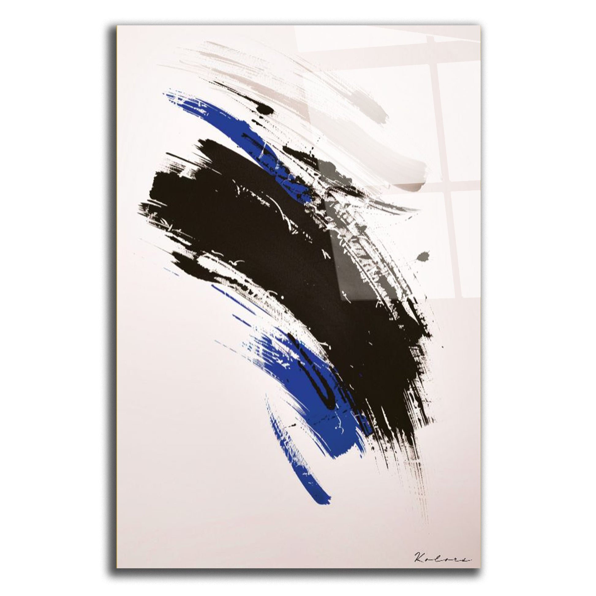 Tableau décoratif - Bleu Abstrait 2 - kolors brand