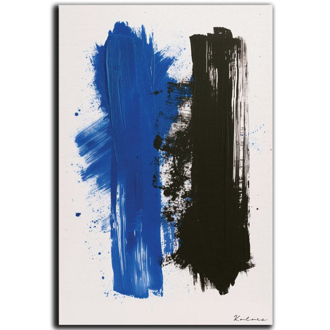Tableau décoratif - Bleu Abstrait 3 - kolors brand