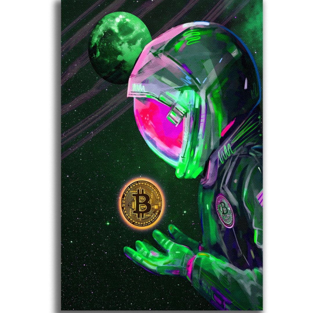 Tableau décoratif - BTC futuriste - kolors brand