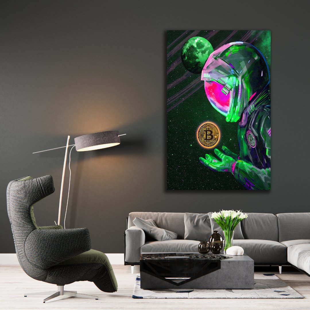 Tableau décoratif - BTC futuriste - kolors brand