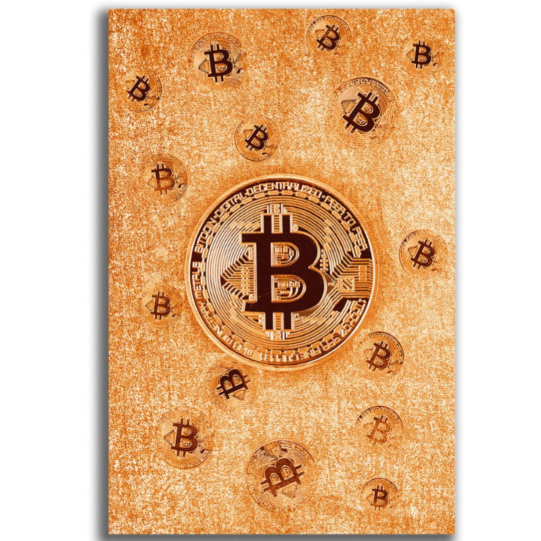 Tableau décoratif - BTC partout - kolors brand