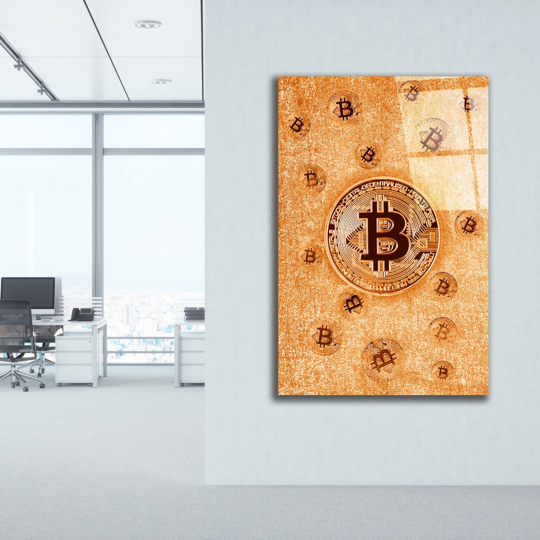 Tableau décoratif - BTC partout - kolors brand
