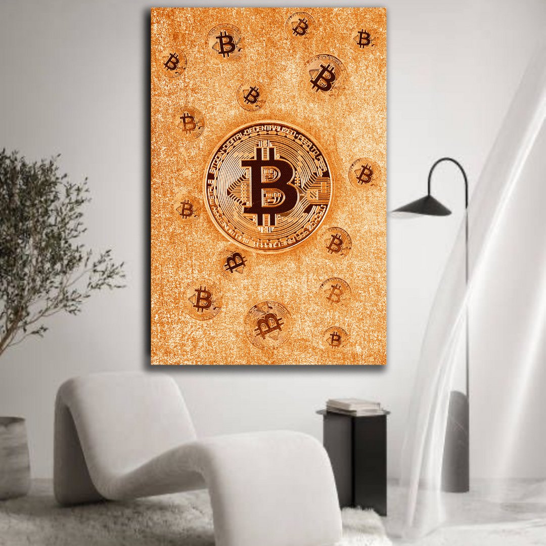 Tableau décoratif - BTC partout - kolors brand