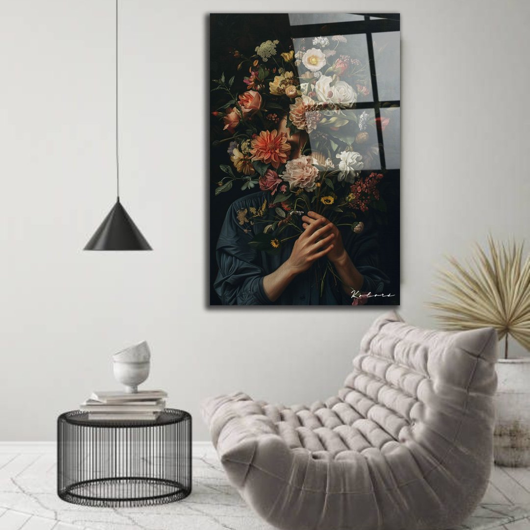 Tableau décoratif - CACHER AVEC DES FLEURS - kolors brand