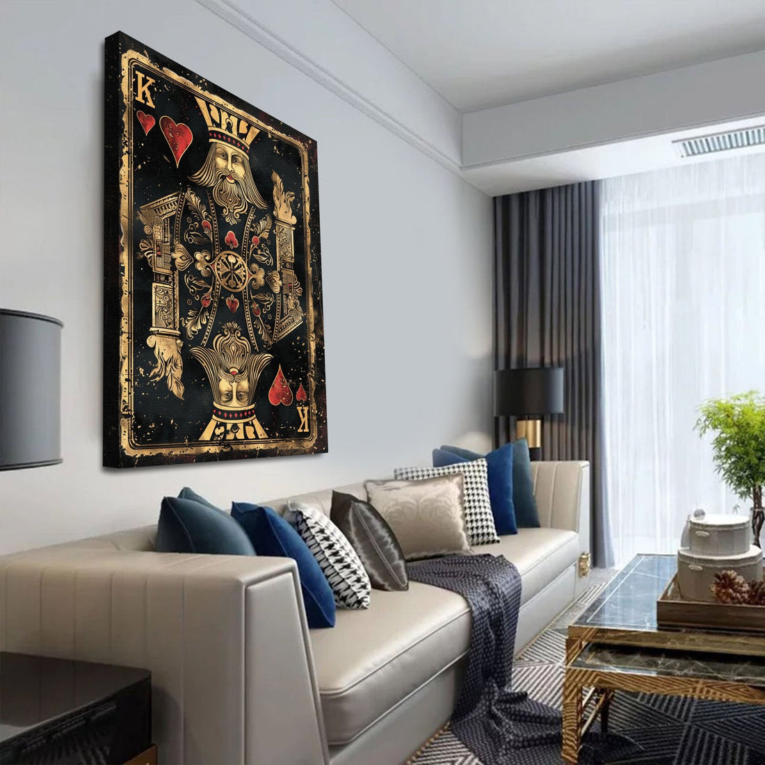 Tableau décoratif - Carte King Gold - kolors brand
