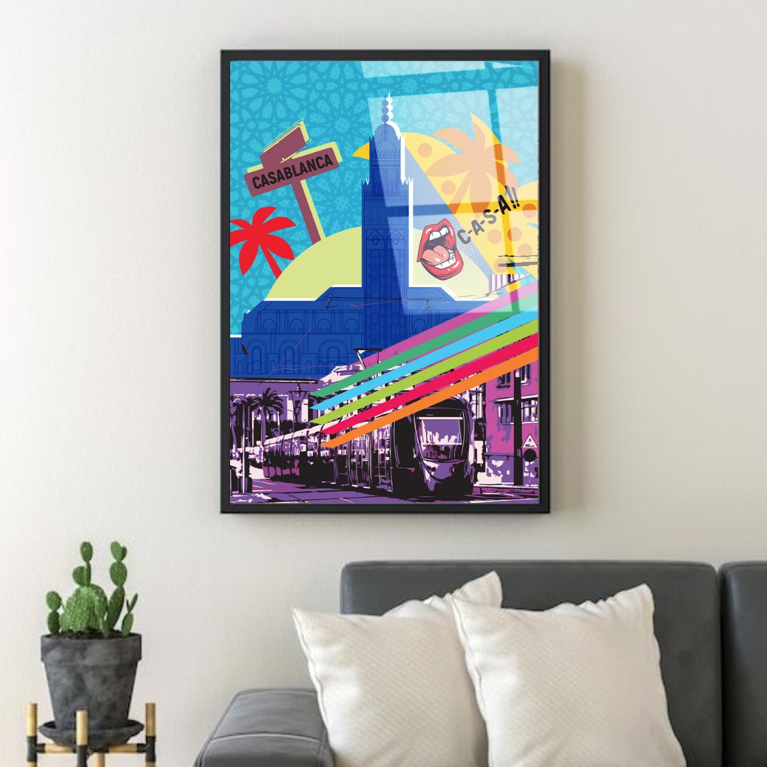 Tableau décoratif - Casa pop art - kolors brand