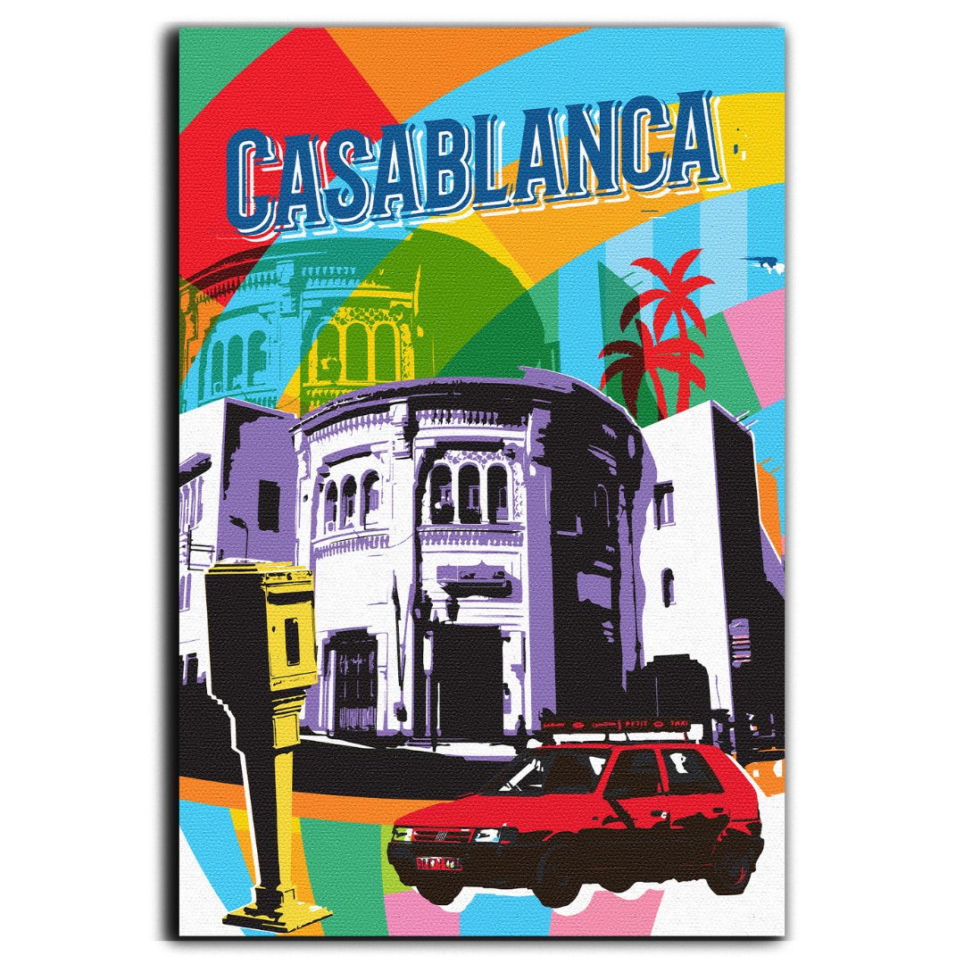 Tableau décoratif - Casablanca pop art - kolors brand