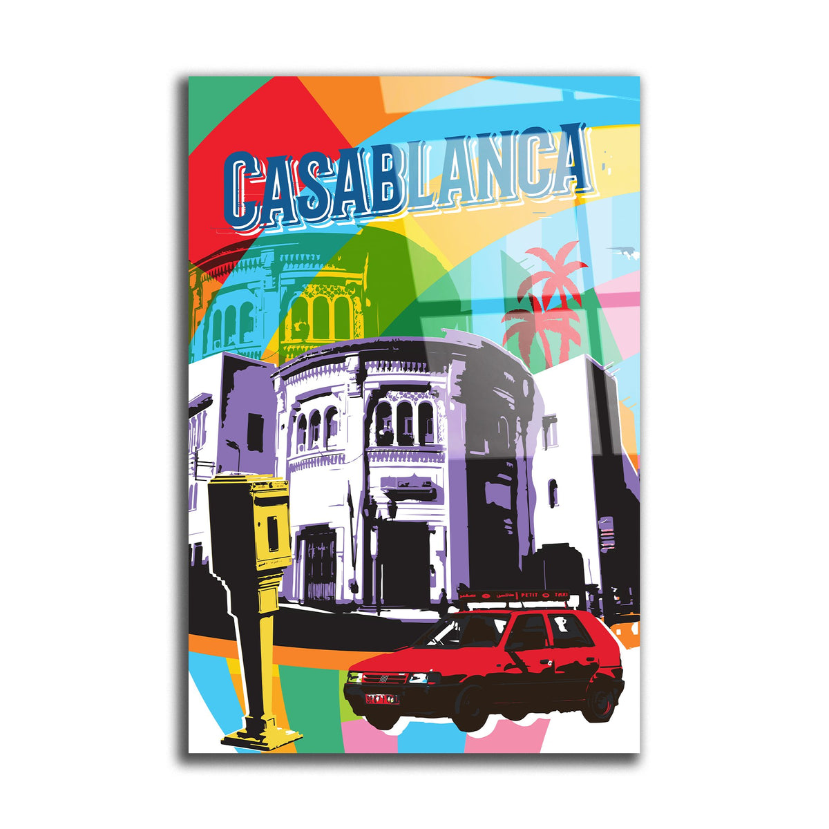 Tableau décoratif - Casablanca pop art - kolors brand