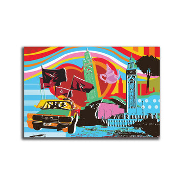 Tableau décoratif - Casablanca Vibes Pop Art - kolors brand