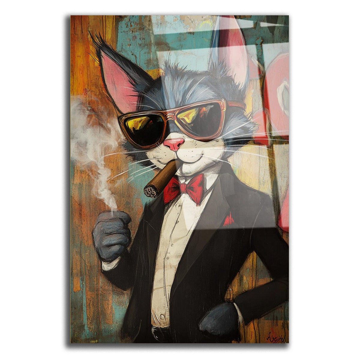Tableau décoratif - Chat d’Élite - kolors brand