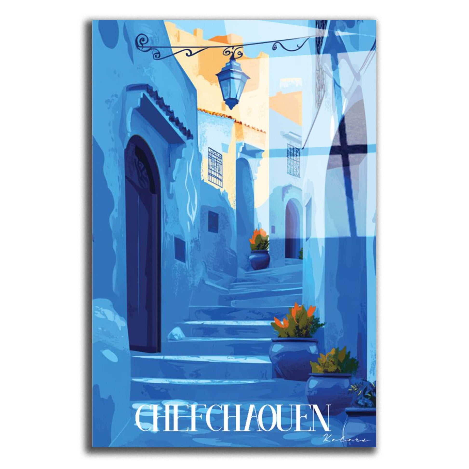 Tableau décoratif - Chefchaouen - kolors brand