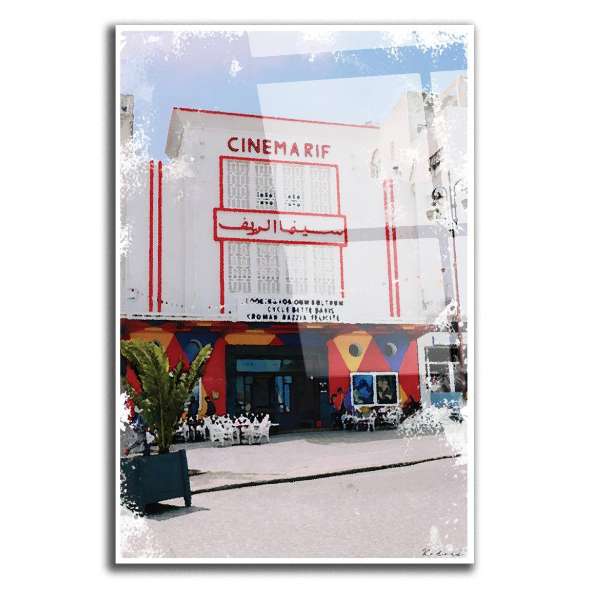 Tableau décoratif - Cinemarif - kolors brand