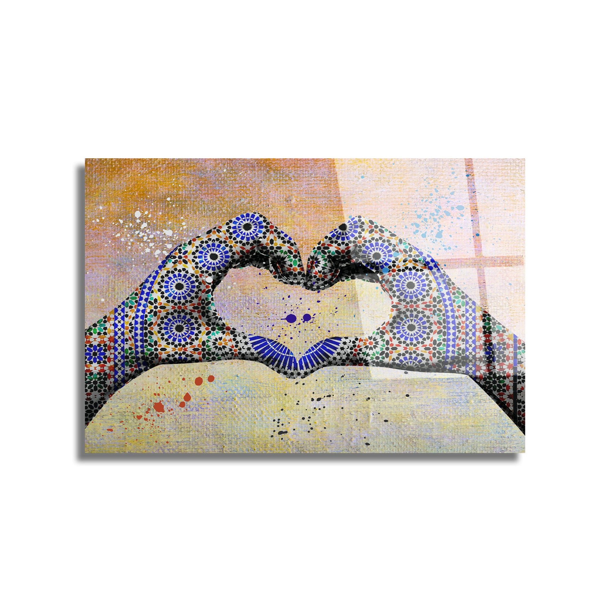 Tableau décoratif - Cœur de mosaïque - kolors brand