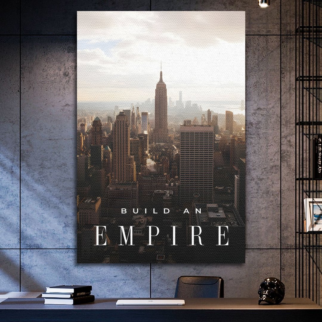 Tableau décoratif - Construire un empire - kolors brand