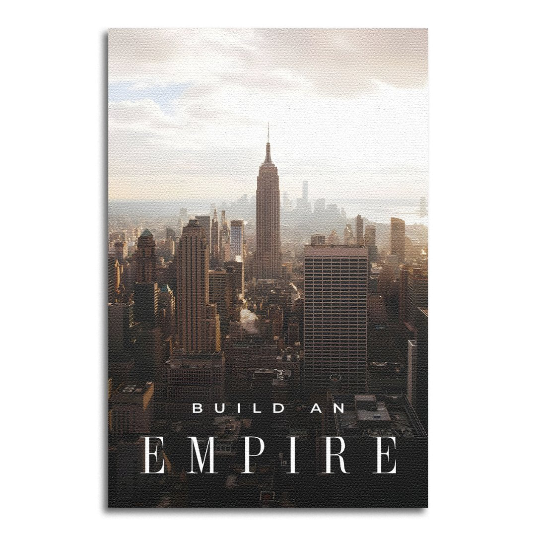 Tableau décoratif - Construire un empire - kolors brand