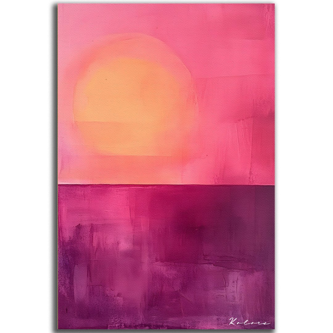 Tableau décoratif - Coucher du soleil - kolors brand