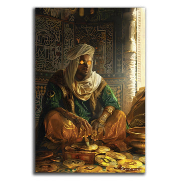 Tableau décoratif - Crypto à l'ancienne - kolors brand