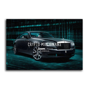 Tableau décoratif - Crypto Millionnaire - kolors brand
