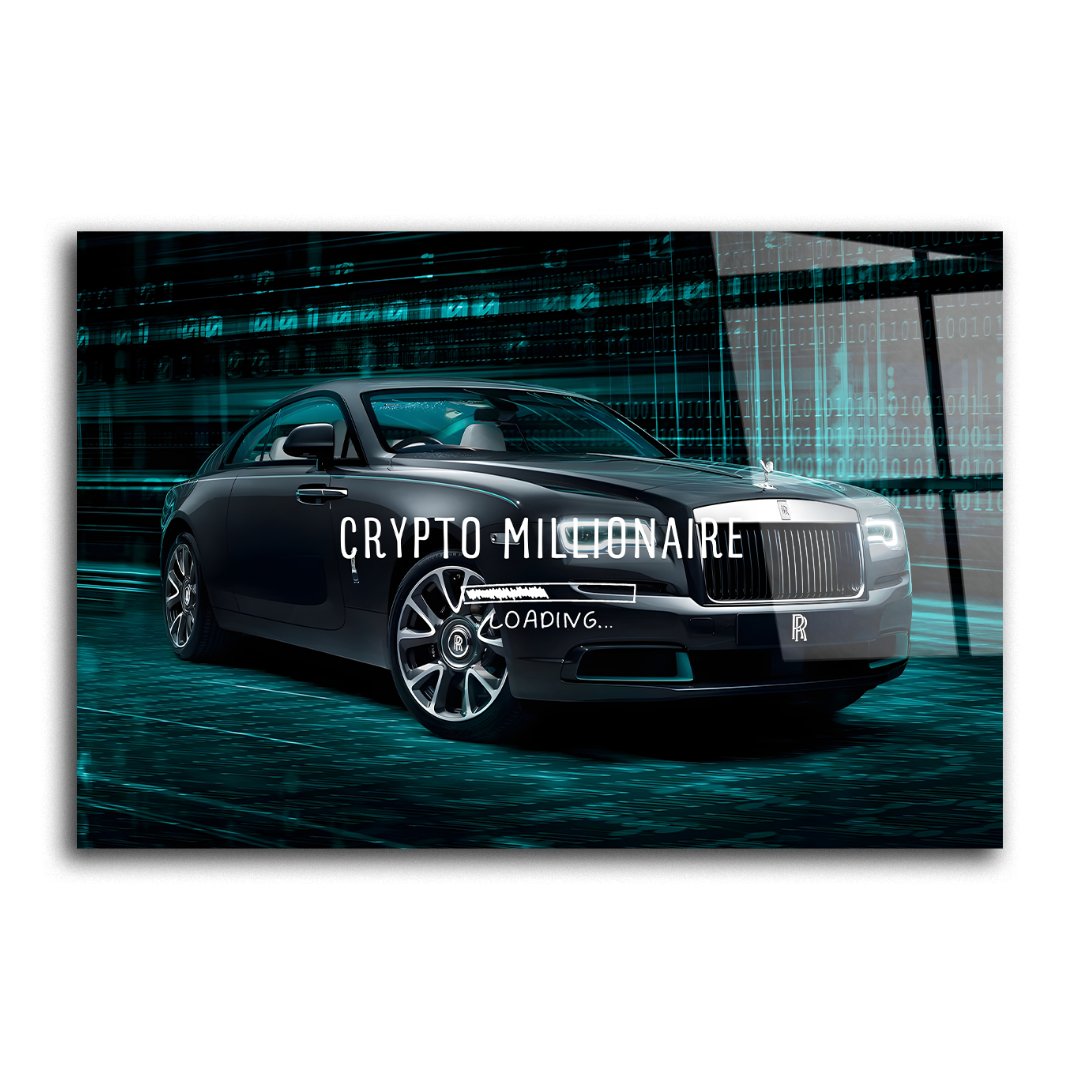 Tableau décoratif - Crypto Millionnaire - kolors brand