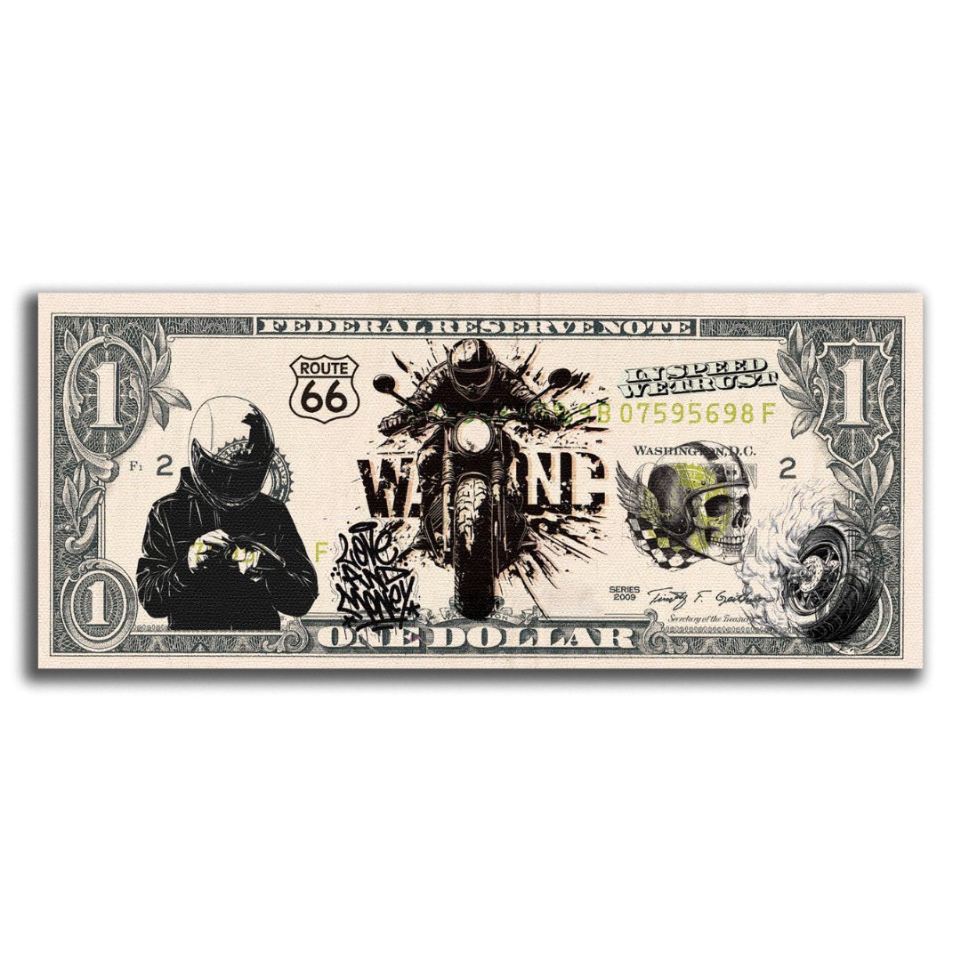 Tableau décoratif - Dollar Rider - kolors brand