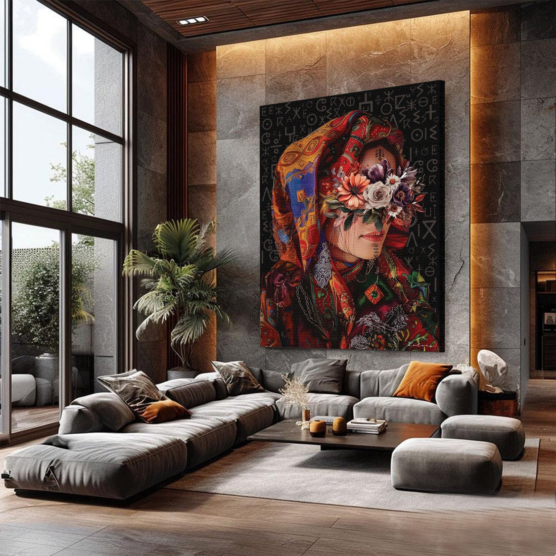 Tableau décoratif - Femme Berbère - kolors brand