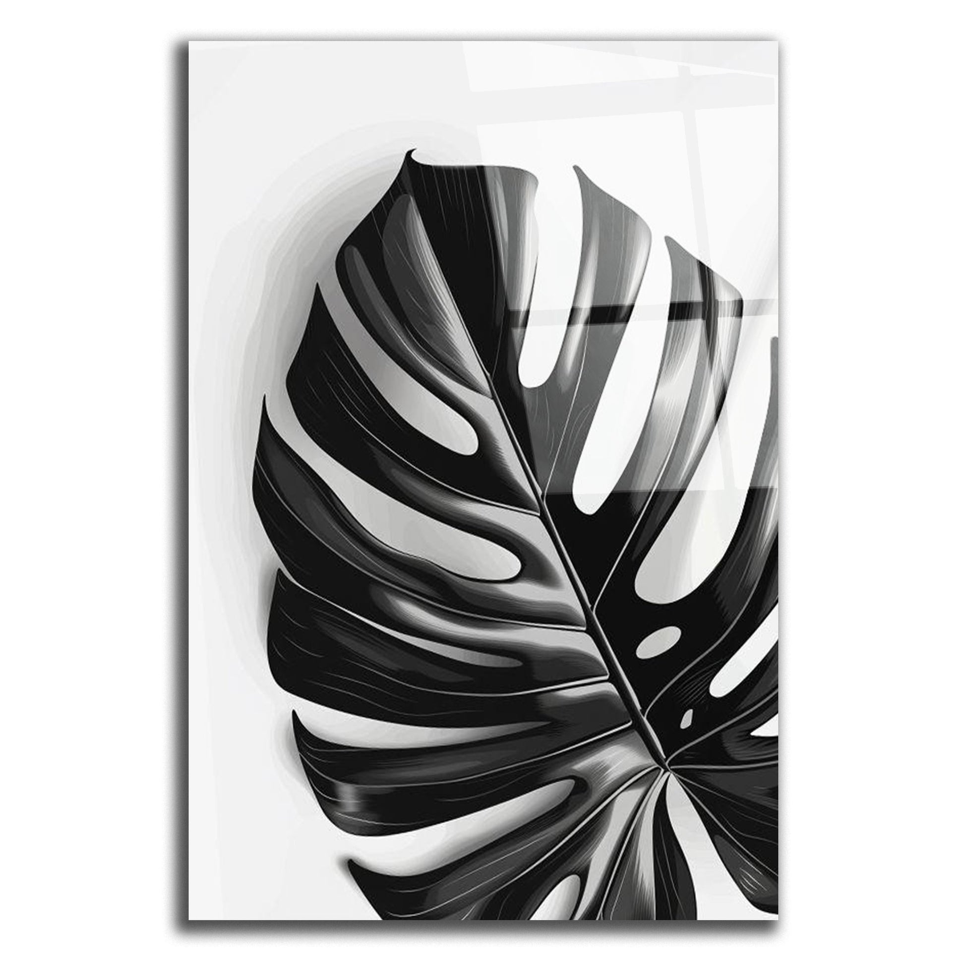 Tableau décoratif - Feuille noire 2 - kolors brand