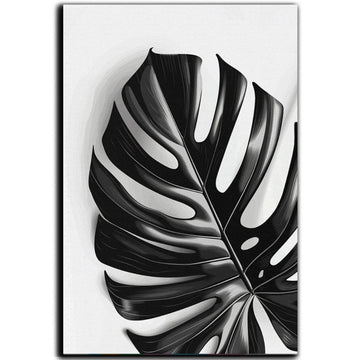 Tableau décoratif - Feuille noire 2 - kolors brand
