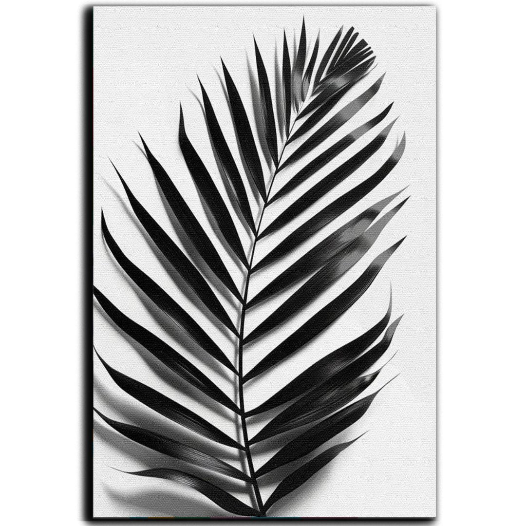Tableau décoratif - Feuille noire 3 - kolors brand