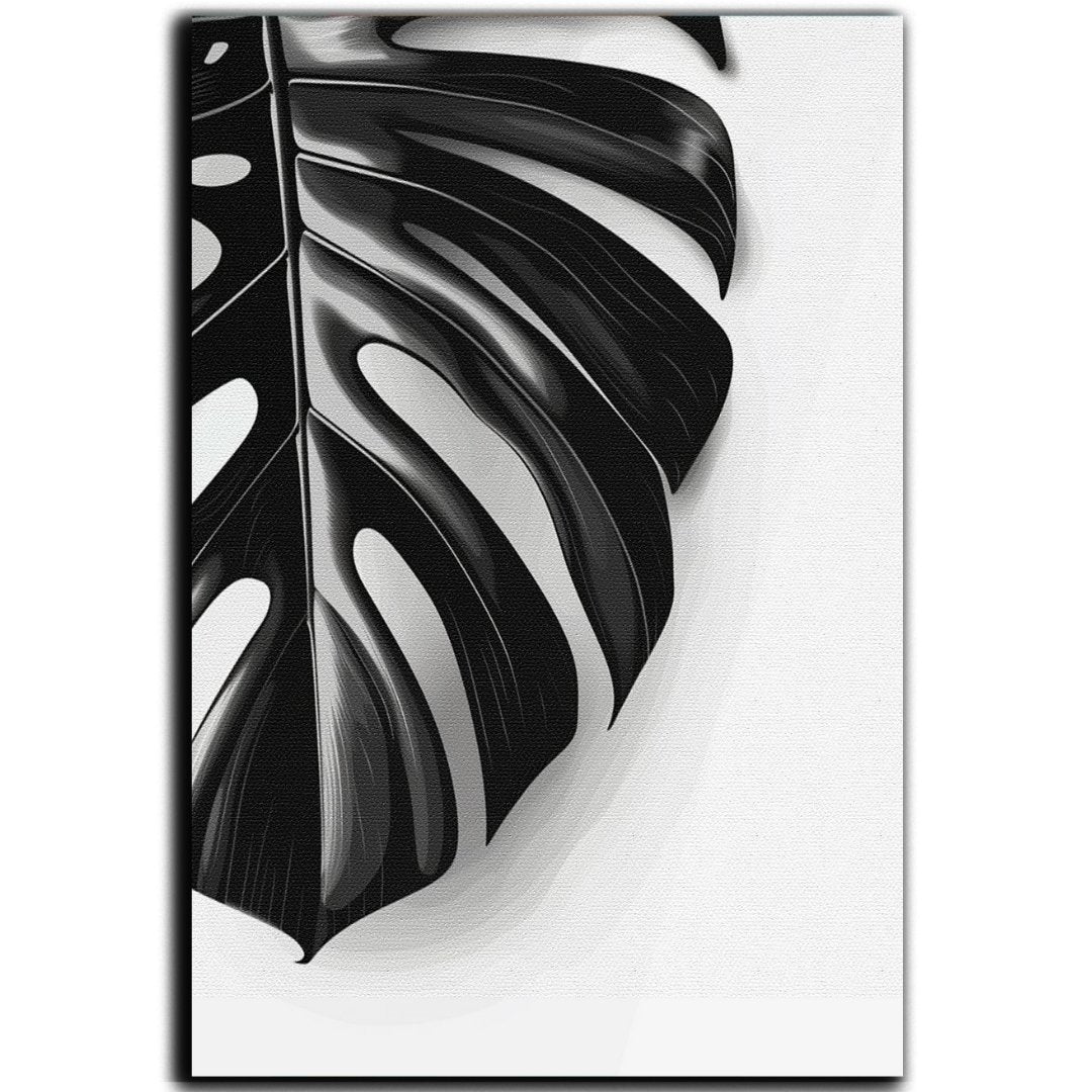Tableau décoratif - Feuille noire - kolors brand