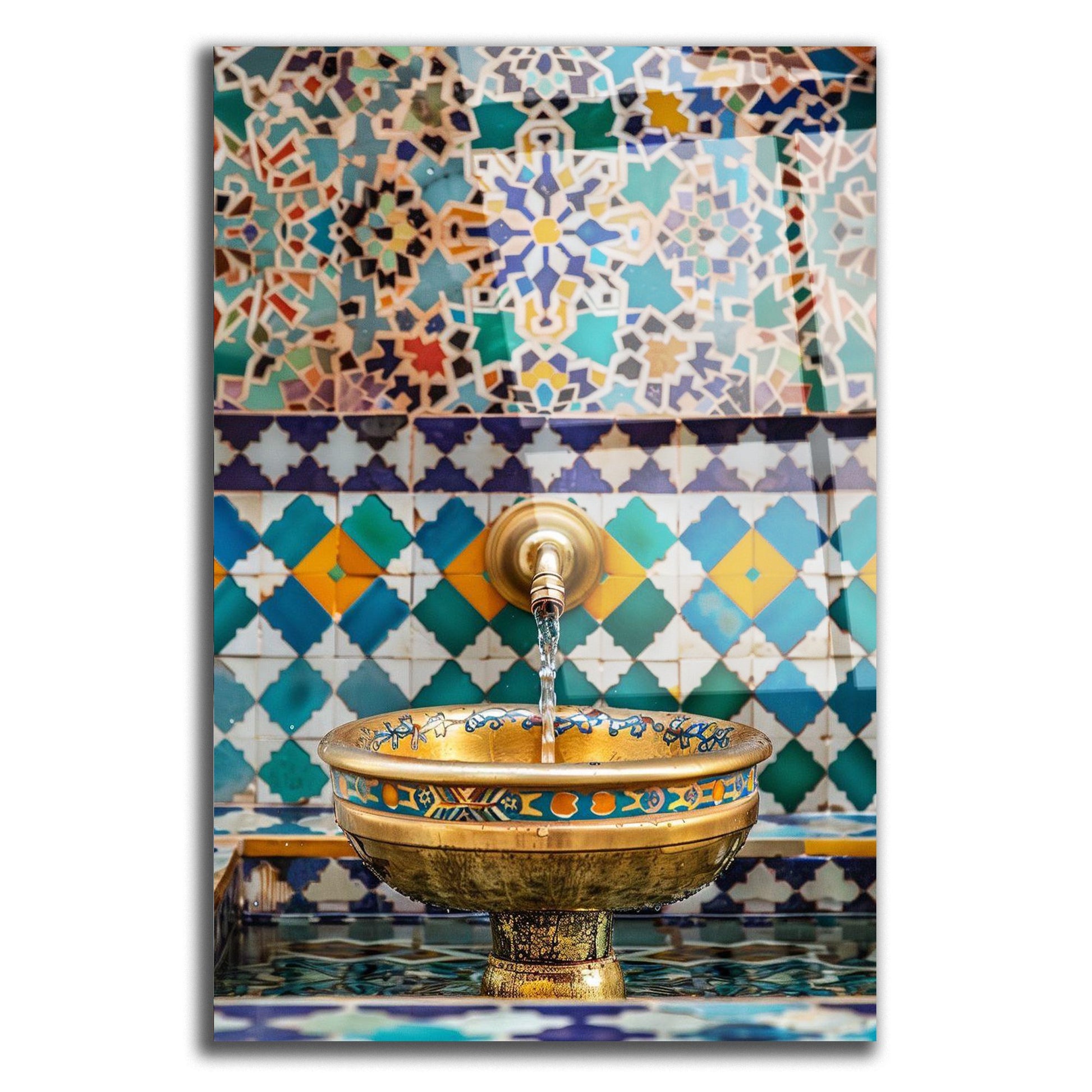 Tableau décoratif - Fontaine en mosaïque - kolors brand