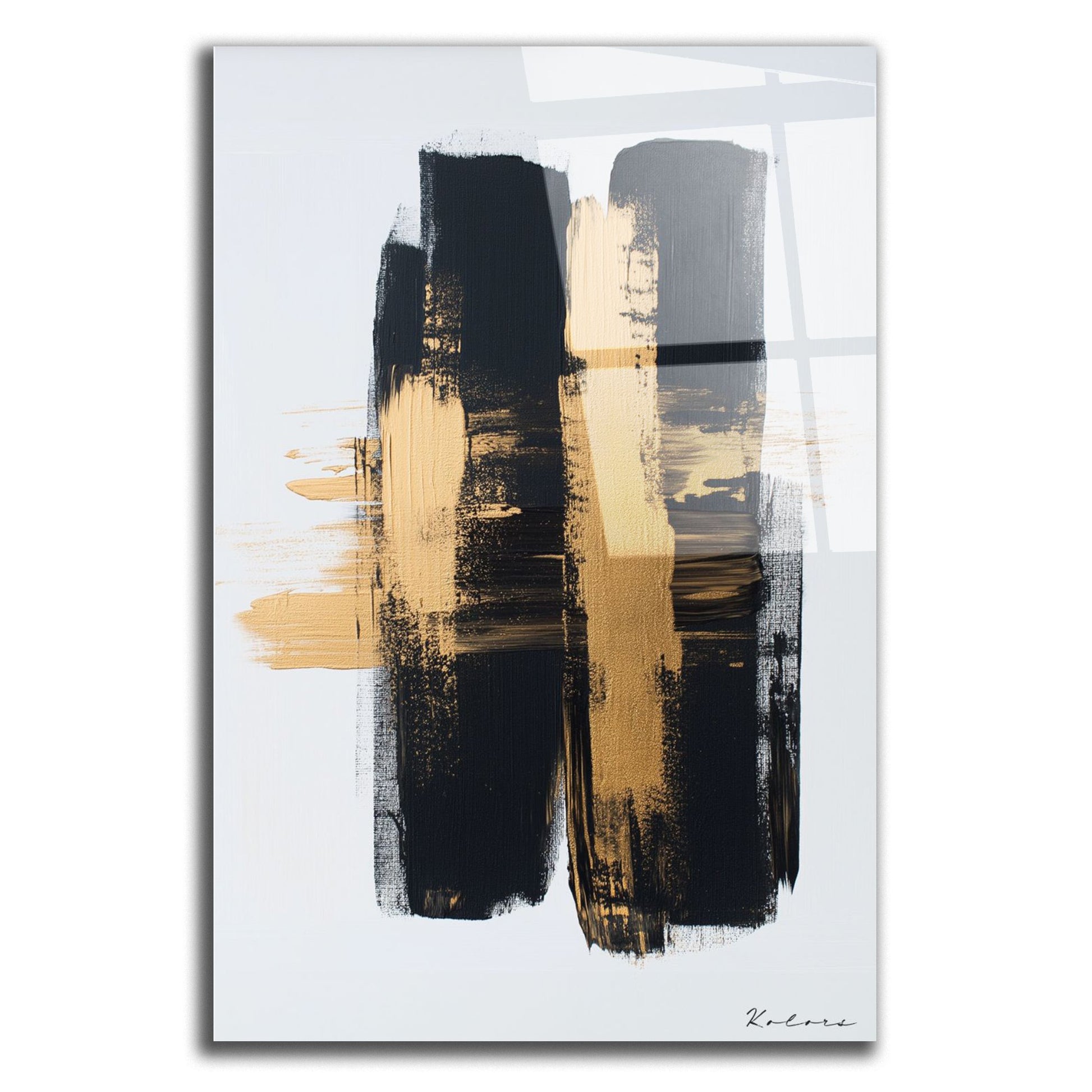 Tableau décoratif - Harmonie d’obsidienne et d’or - kolors brand