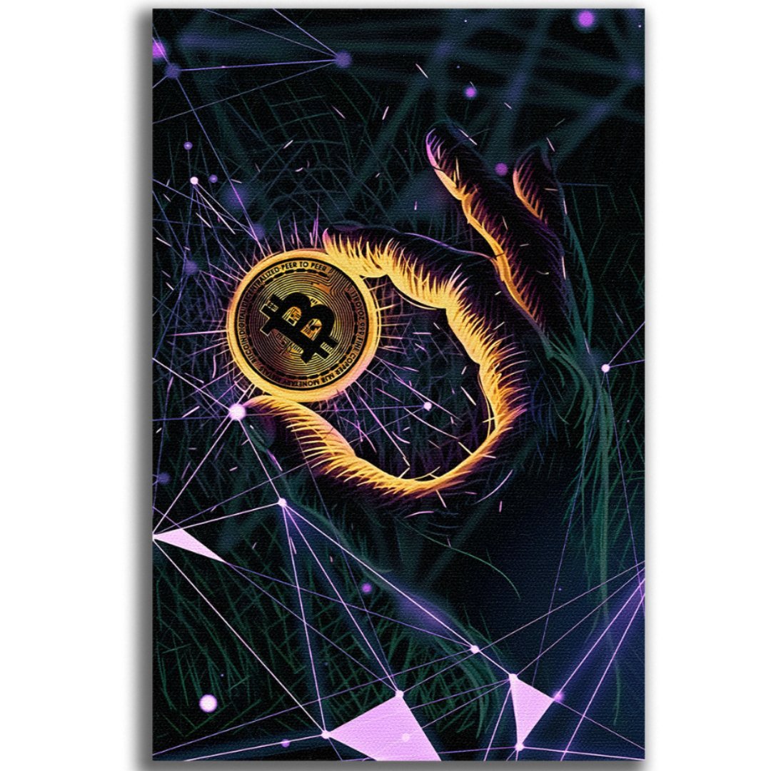 Tableau décoratif - J'ai mon BTC - kolors brand
