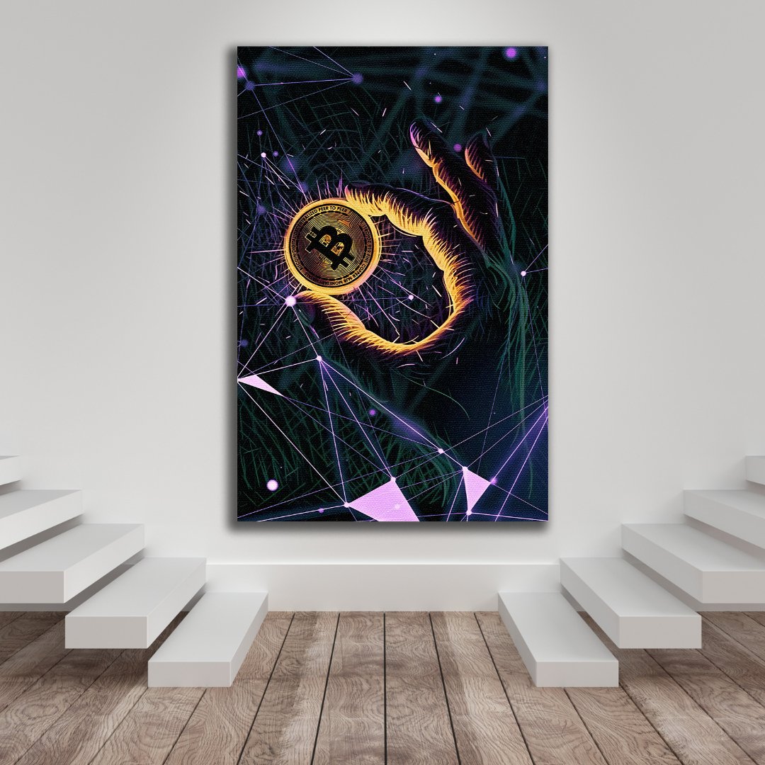 Tableau décoratif - J'ai mon BTC - kolors brand