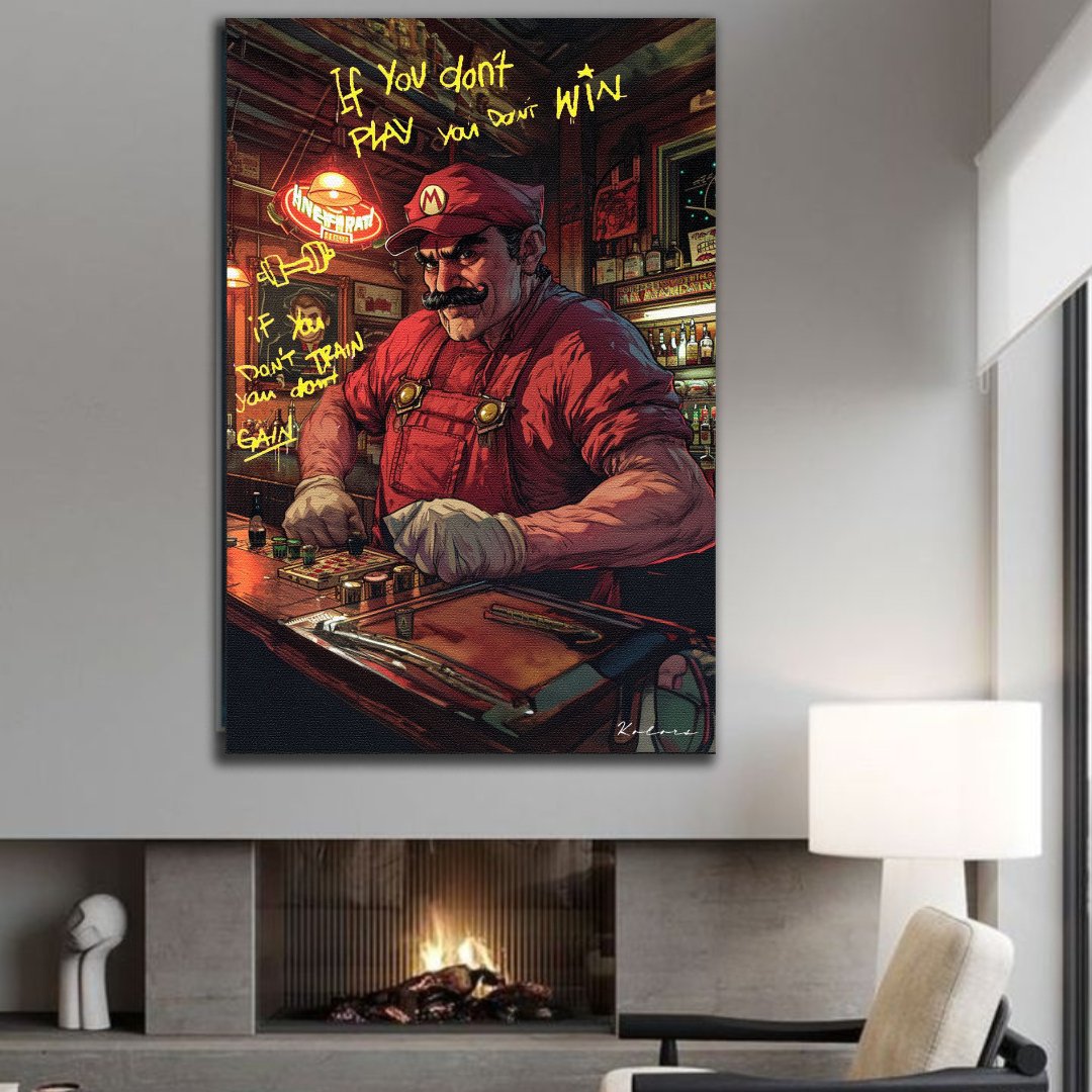 Tableau décoratif - Jouez pour gagner - kolors brand
