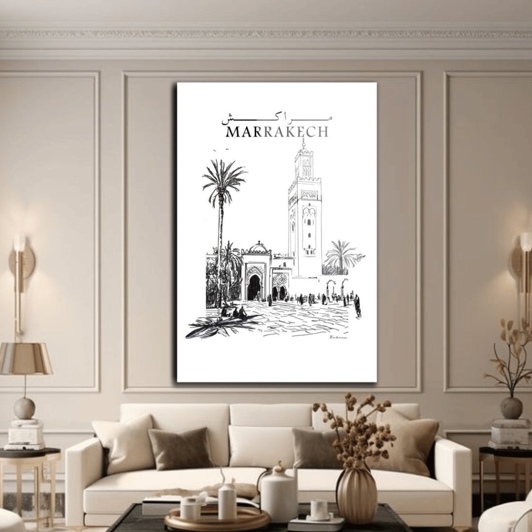 Tableau décoratif - Koutoubia, Garde de Marrakech - kolors brand