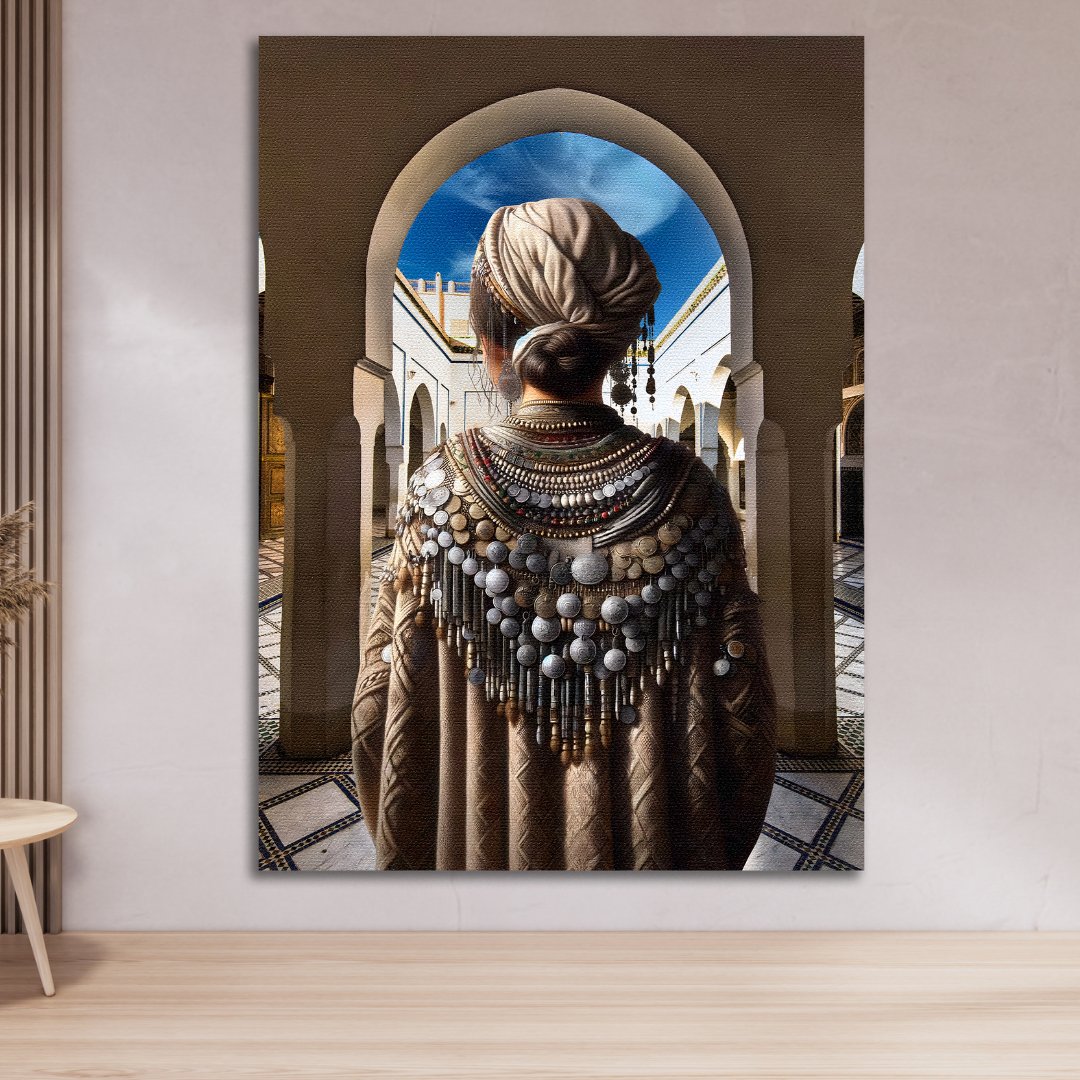 Tableau décoratif - La femme du Riad - kolors brand