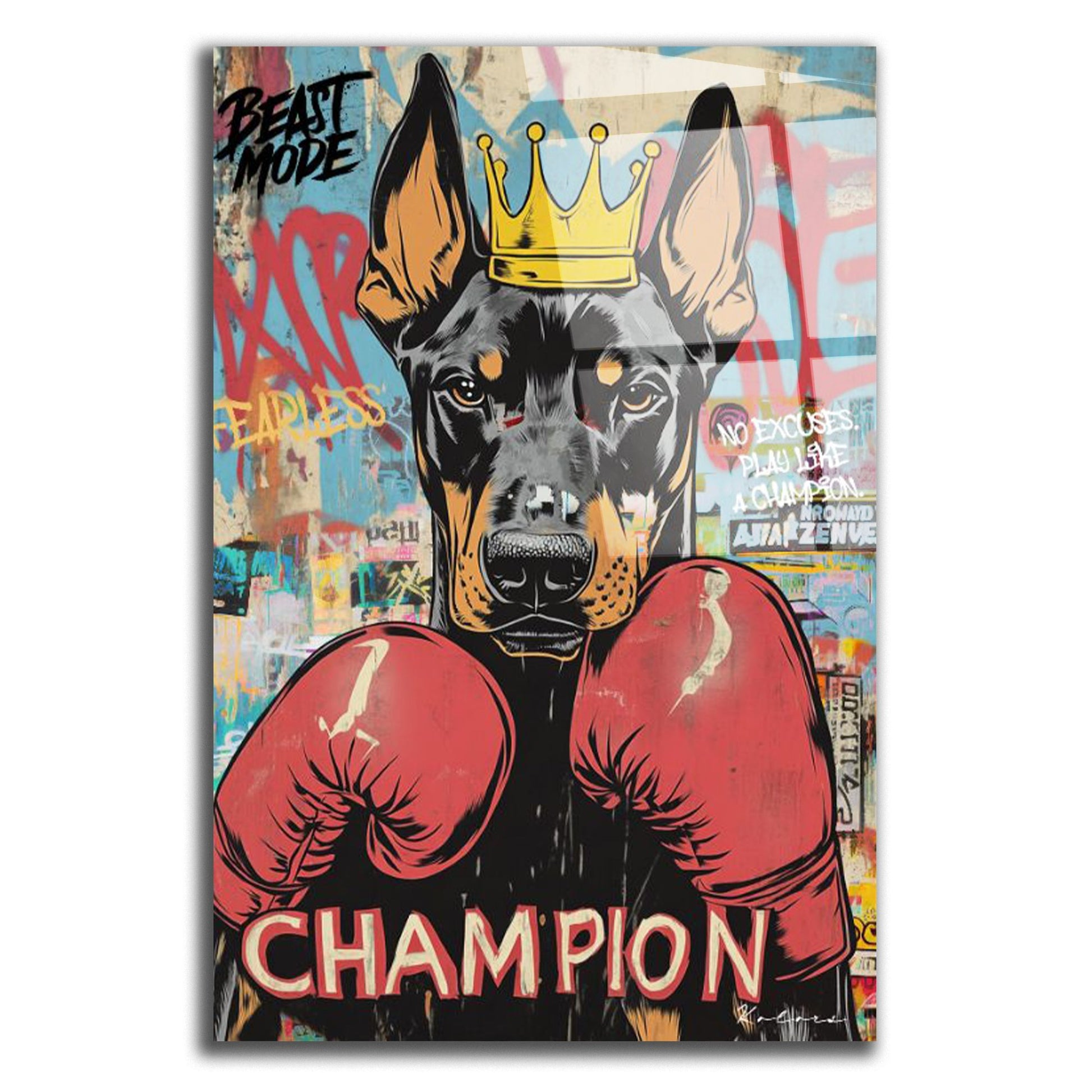 Tableau décoratif - Le courage du champion - kolors brand