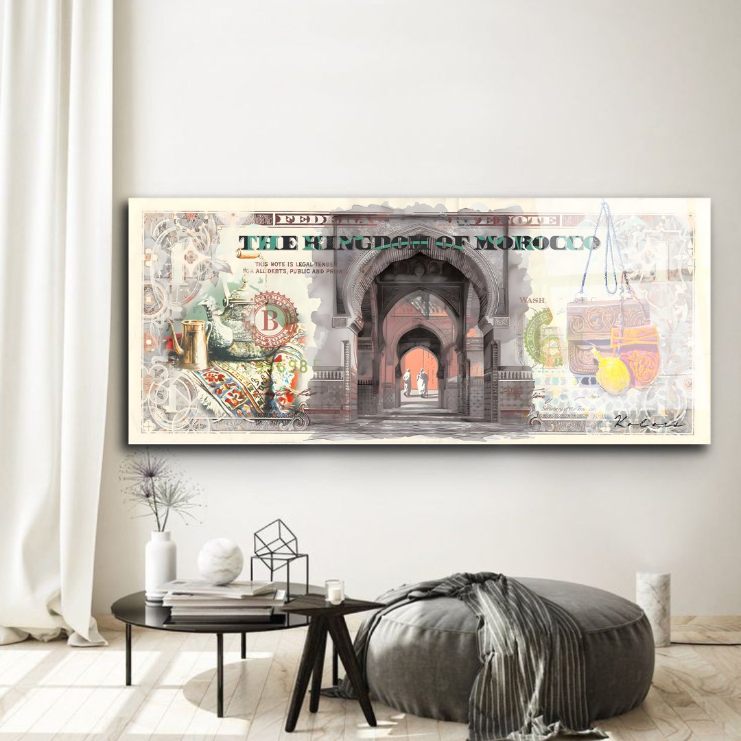 Tableau décoratif - Le Dollar Marocain - kolors brand