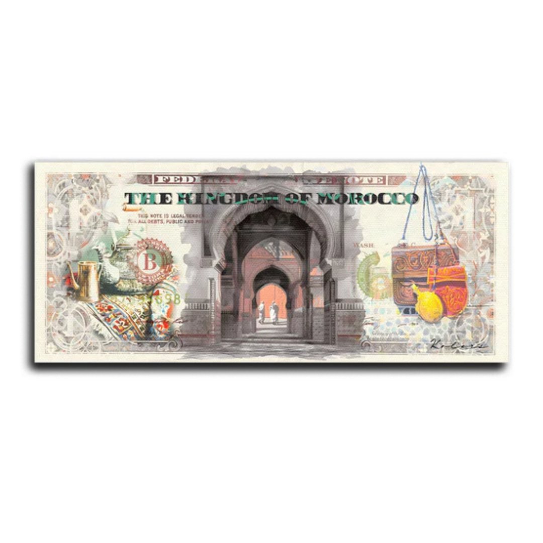 Tableau décoratif - Le Dollar Marocain - kolors brand